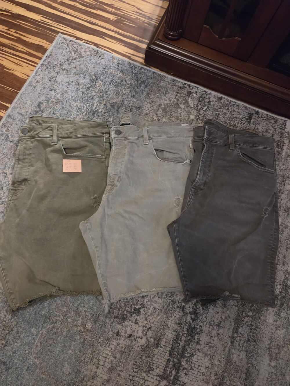 3 Pairs Men's American Eagle Shorts (Size 38)